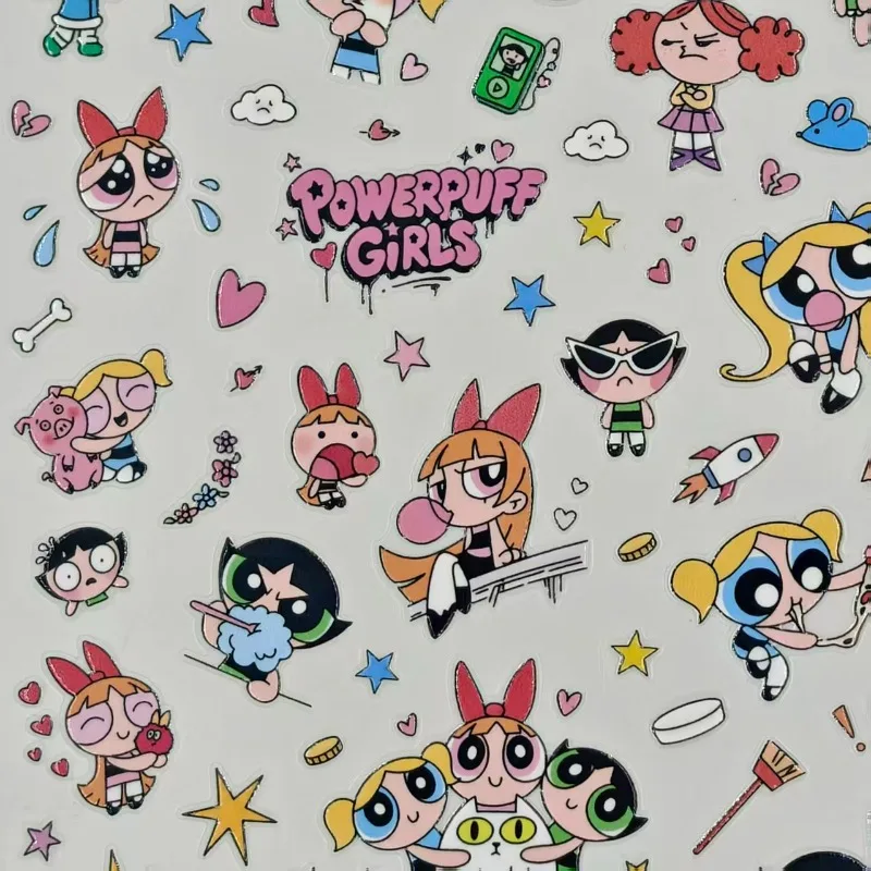 สติกเกอร์ Powerpuff Girls ไวนิ - Model Kit Anime Girl บทวิจารณ์และราคา