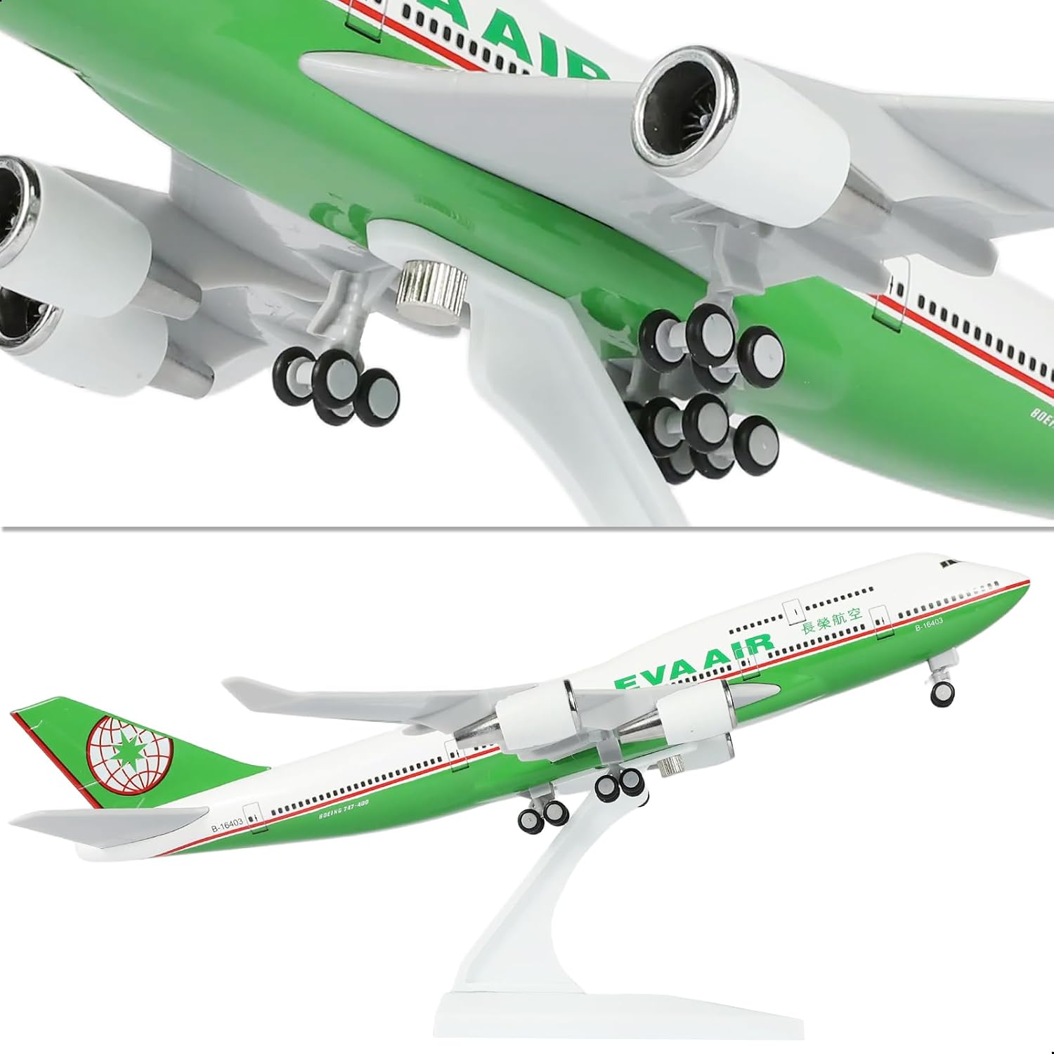 โมเดลเครื่องบินเรซิน EVA Air B - Model Kit Eva บทวิจารณ์และราคา