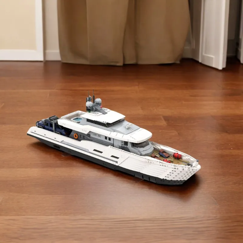 เรือยอชท์สีขาว Moc Explorer จำ - Model Kit Yacht บทวิจารณ์และราคา